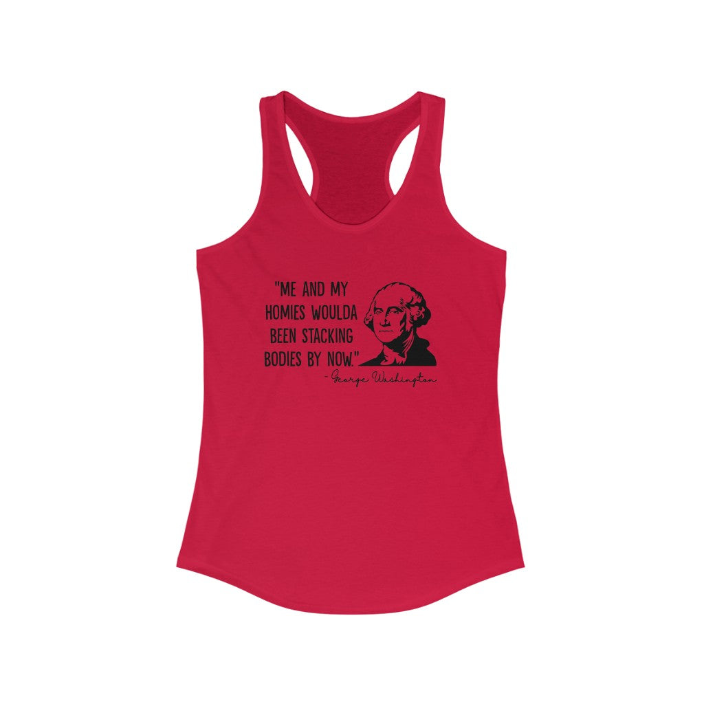 George Washington & His Homies Women's Racerback Tank