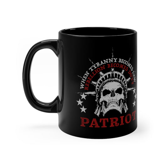 Rebellion Patriot Black mug 11oz