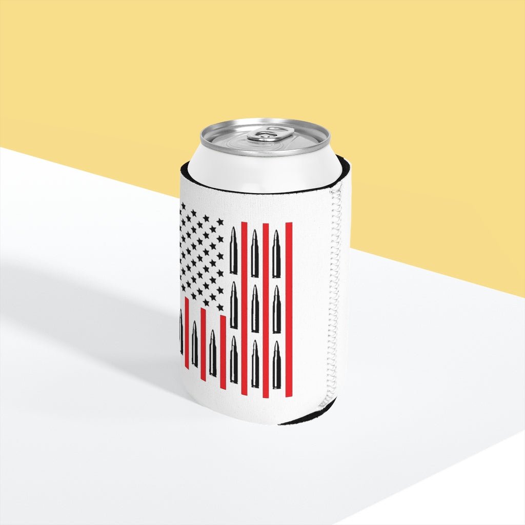 556 Ammo Flag Koozie