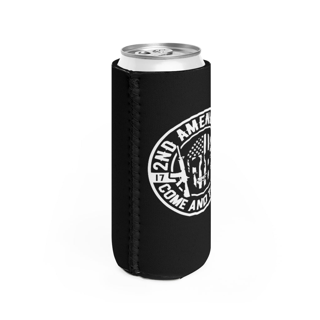 2nd Amendment: Come and Take It Koozie/Slim Can Cooler