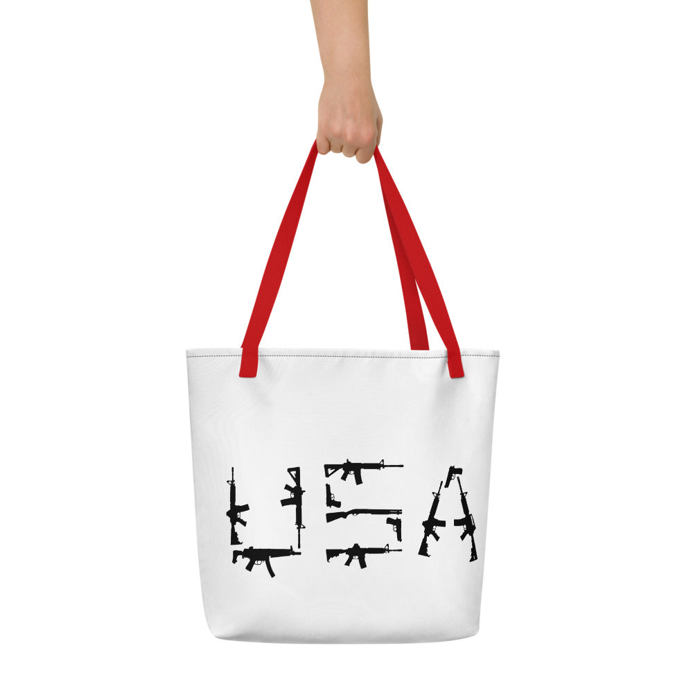 USA Firearm Large Beach Bag