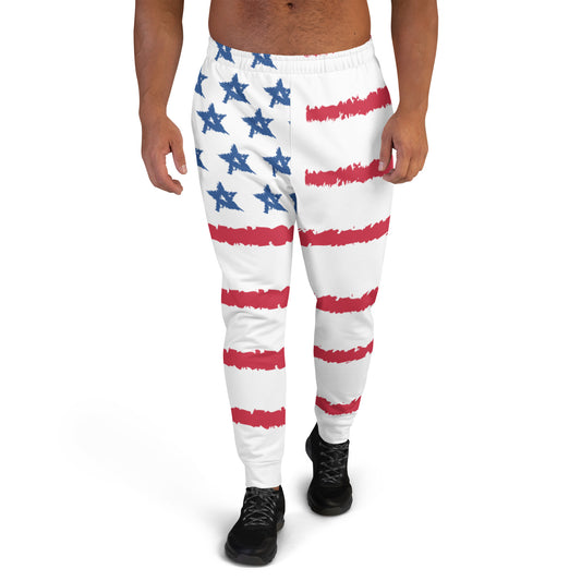 Men's American Flag Jogger Sweatpants