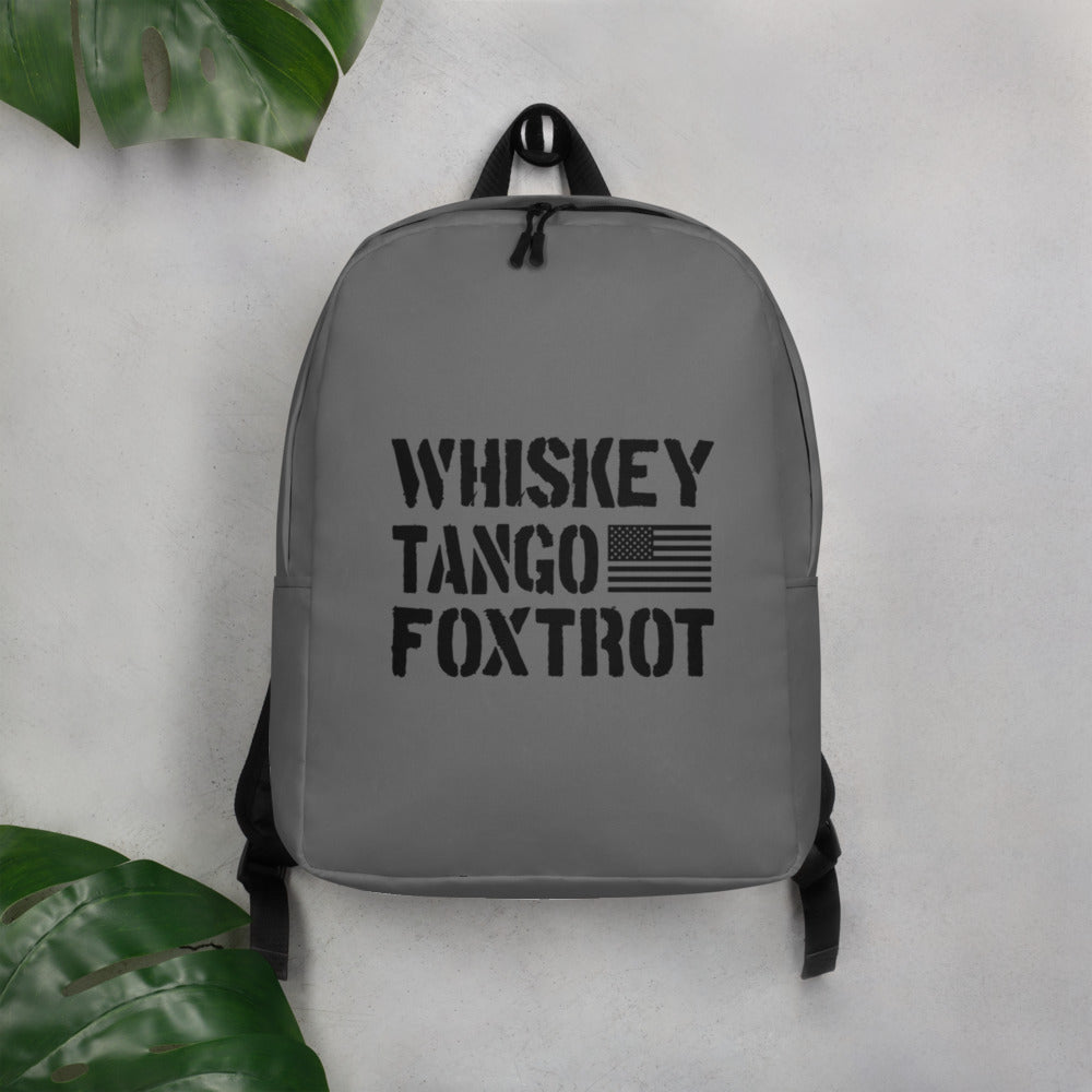 Whiskey Tango Foxtrot Minimalist Backpack