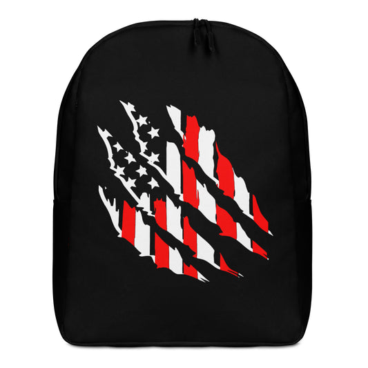 Tattered American Flag Backpack