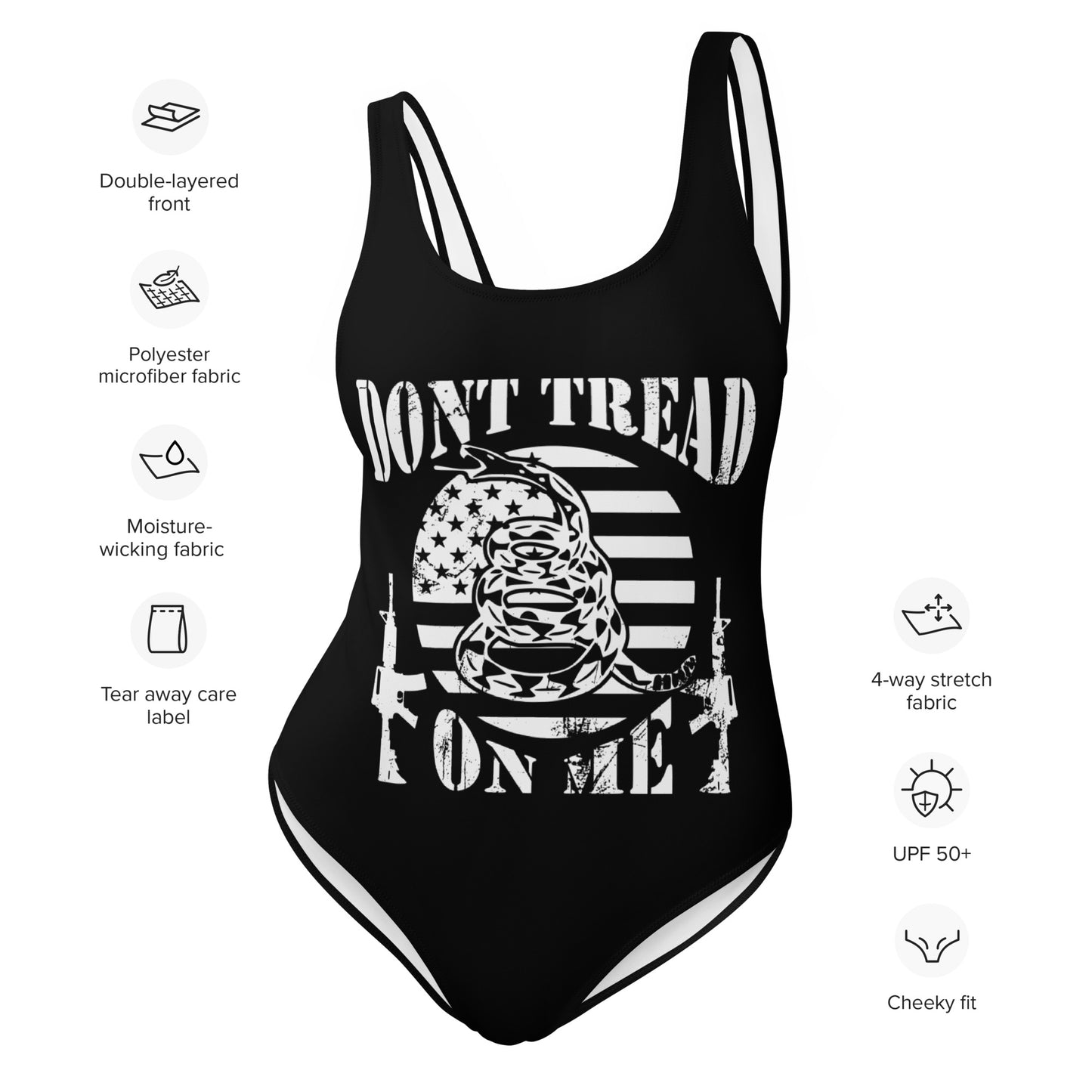 Don't Tread On Me One-Piece Swimsuit