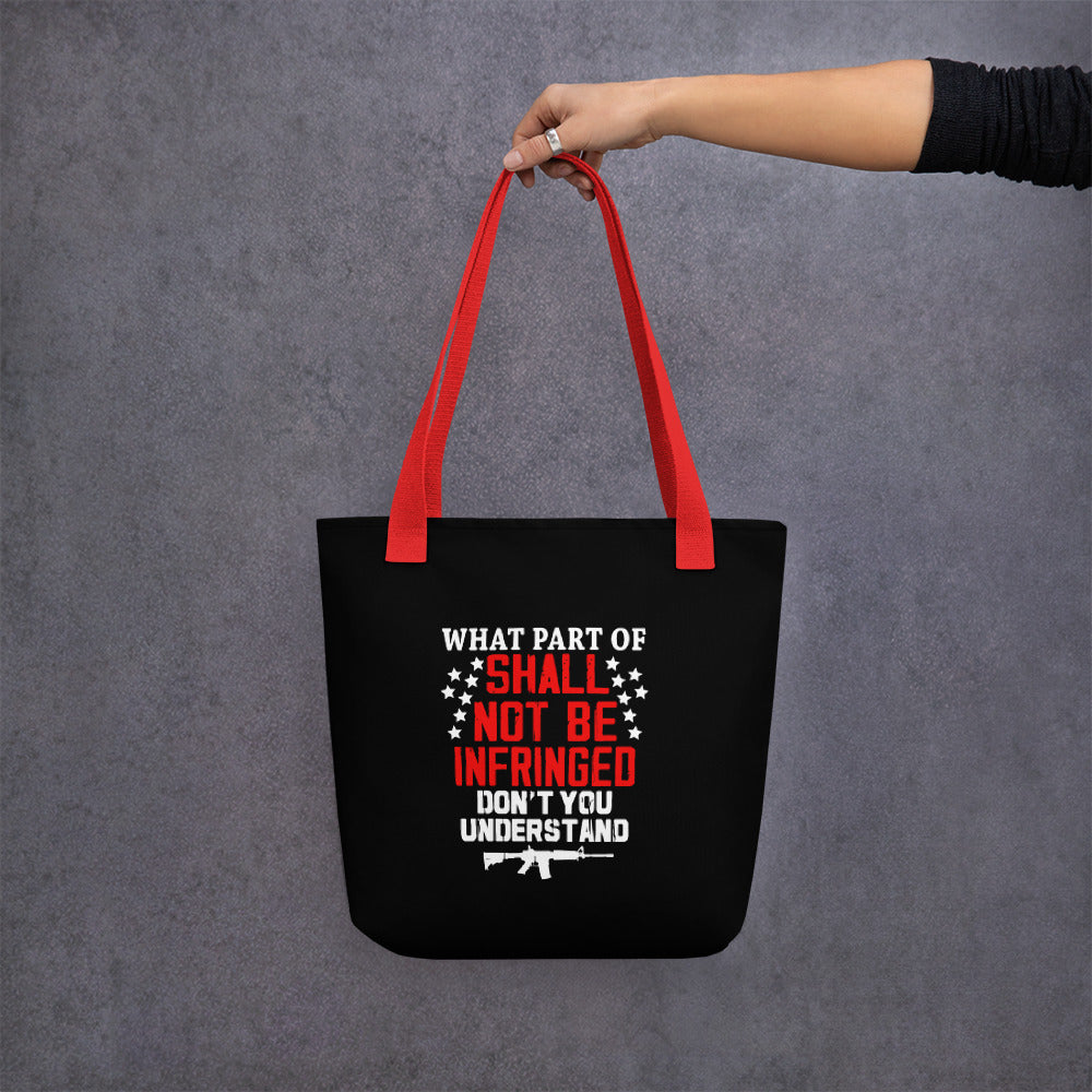 Shall Not Be Infringed Tote bag