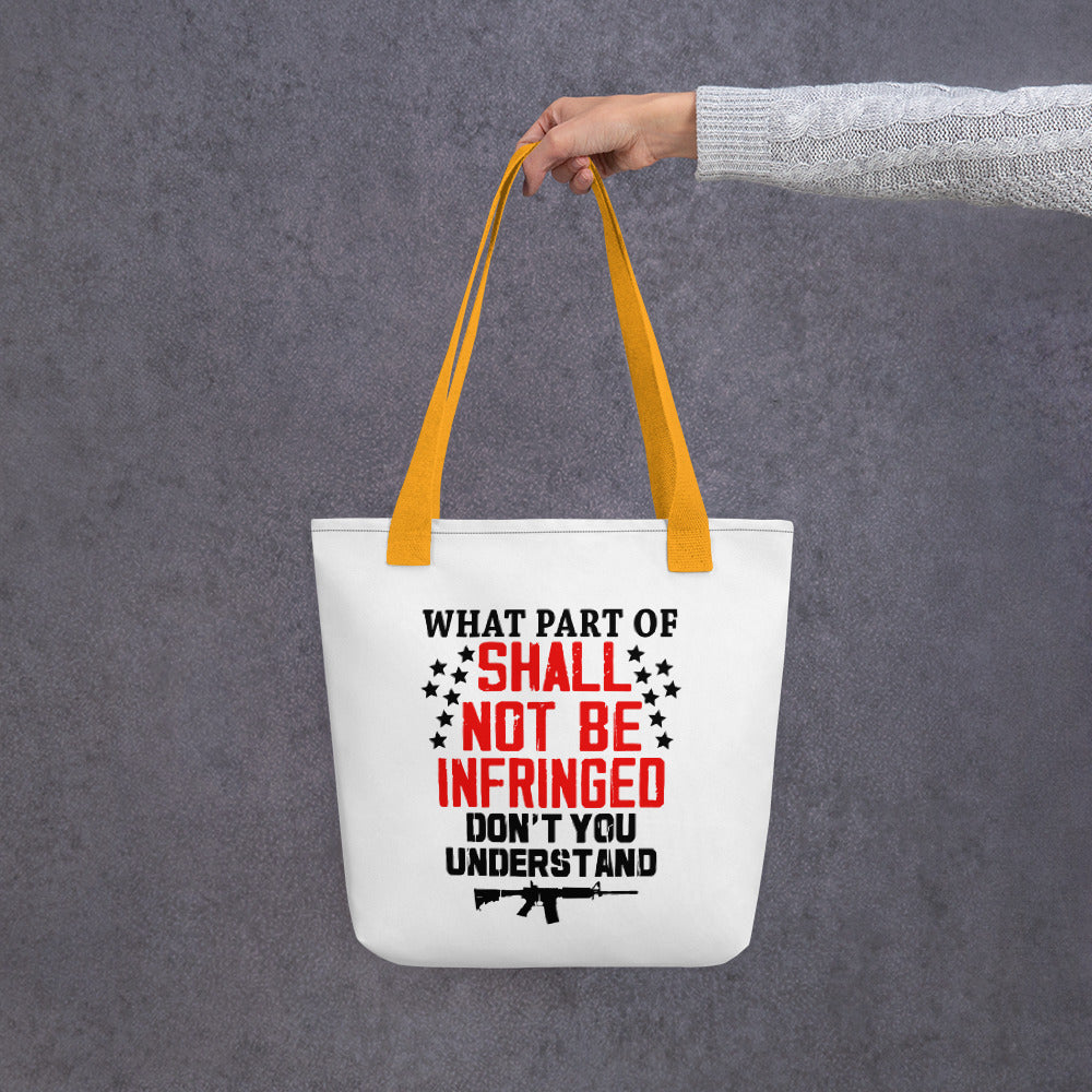 Shall Not Be Infringed Tote bag