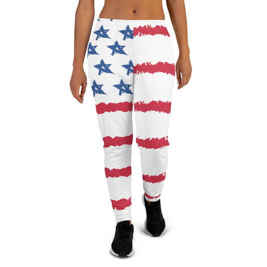 Women's American Flag Jogger Sweatpants