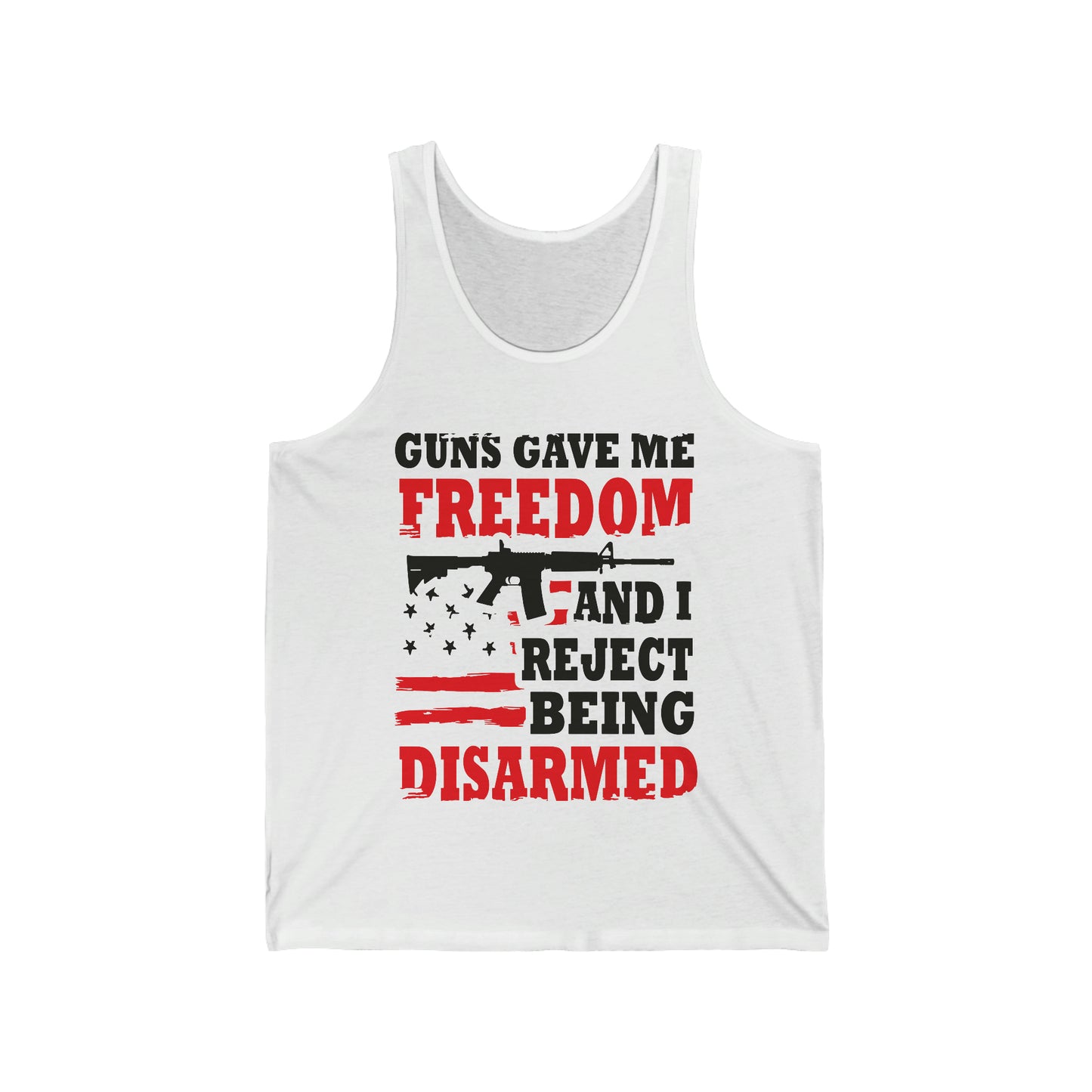 Mens Reject Being Disarmed Jersey Tank