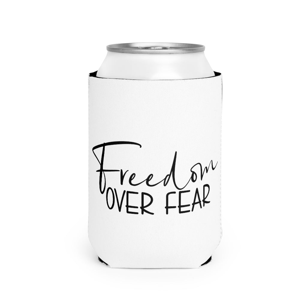 Freedom Over Fear Koozie