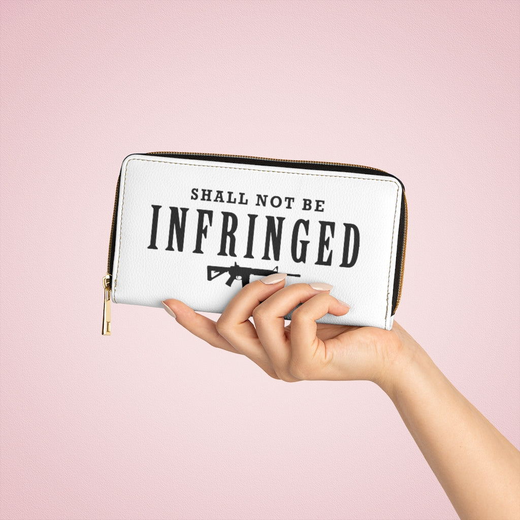 Shall Not Be Infringed  Zipper Wallet