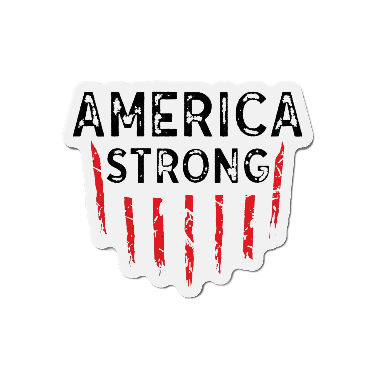 America Strong Die-Cut Magnet