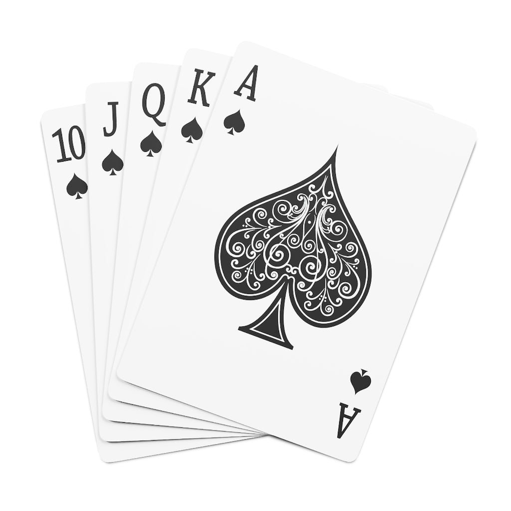 We Are Not Descended From Fearful Men Custom Poker Cards