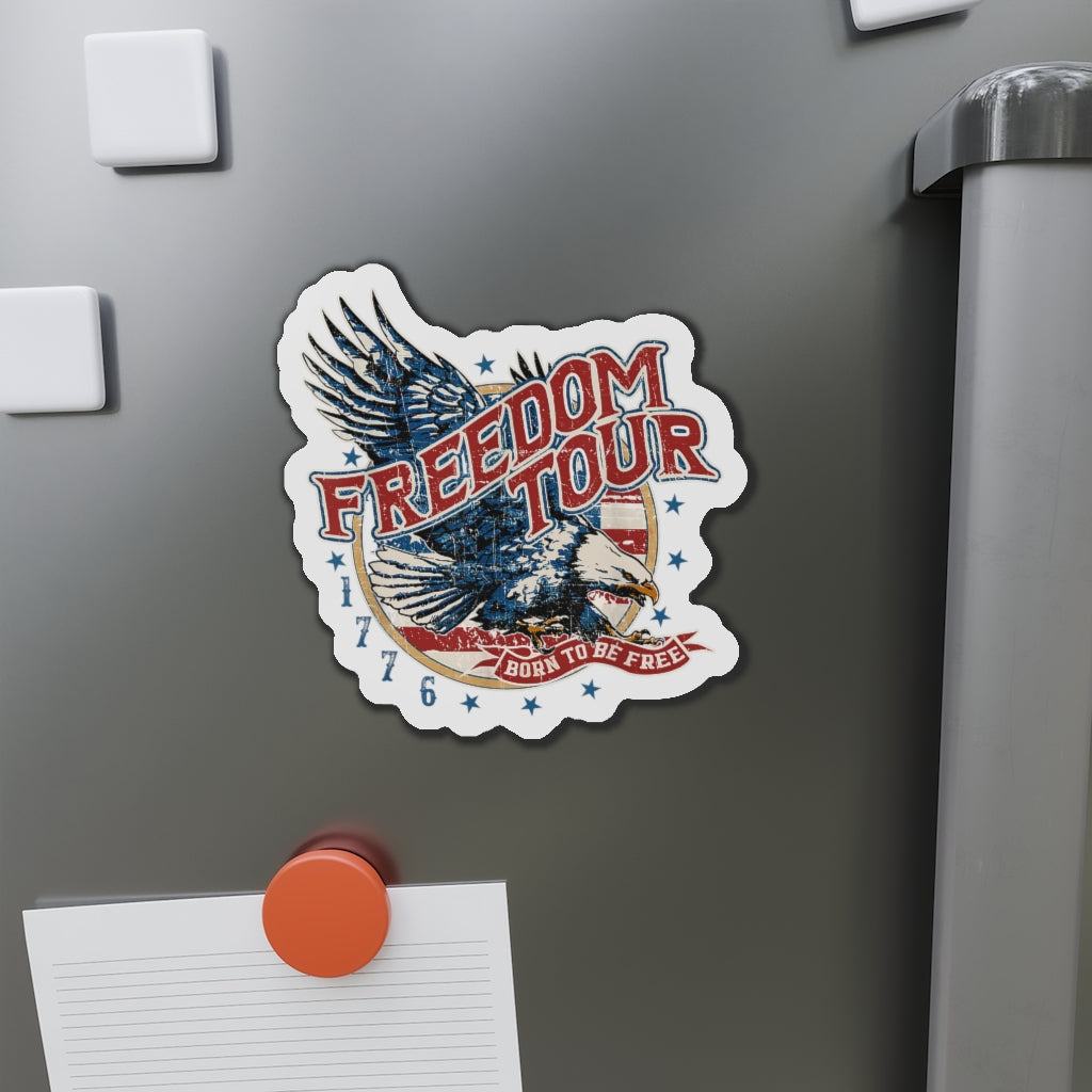 Freedom Tour 1776 Kiss-Cut Magnets