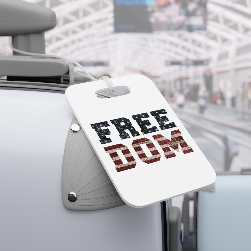 Freedom Luggage Tag, 1pcs