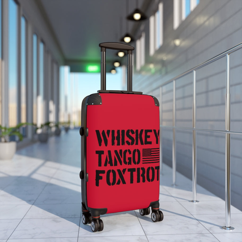 Whiskey Tango Foxtrot Cabin Suitcase