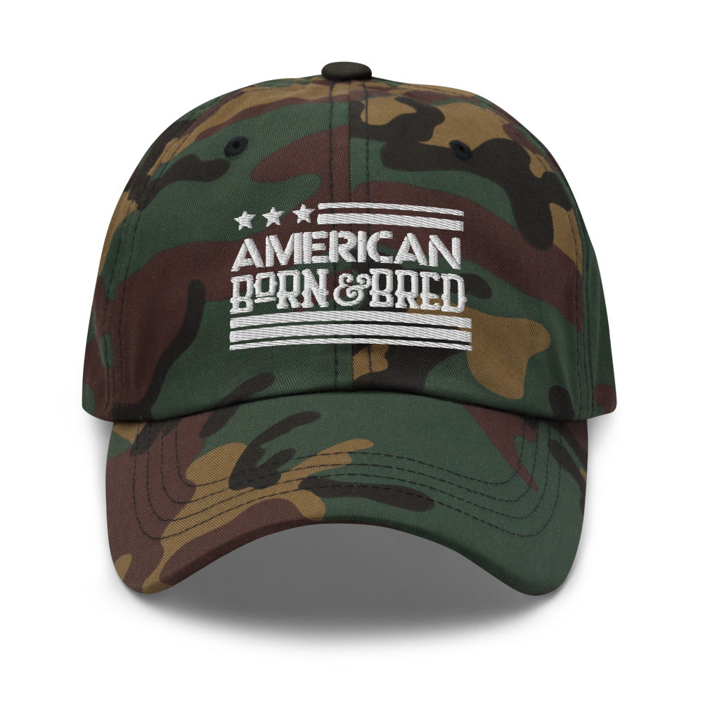 American Born and Bread Unisex Embroidered Hat