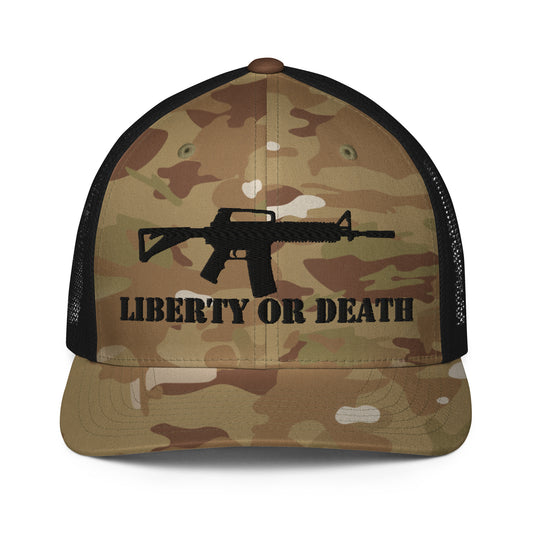 Liberty Or Death Closed-back trucker cap