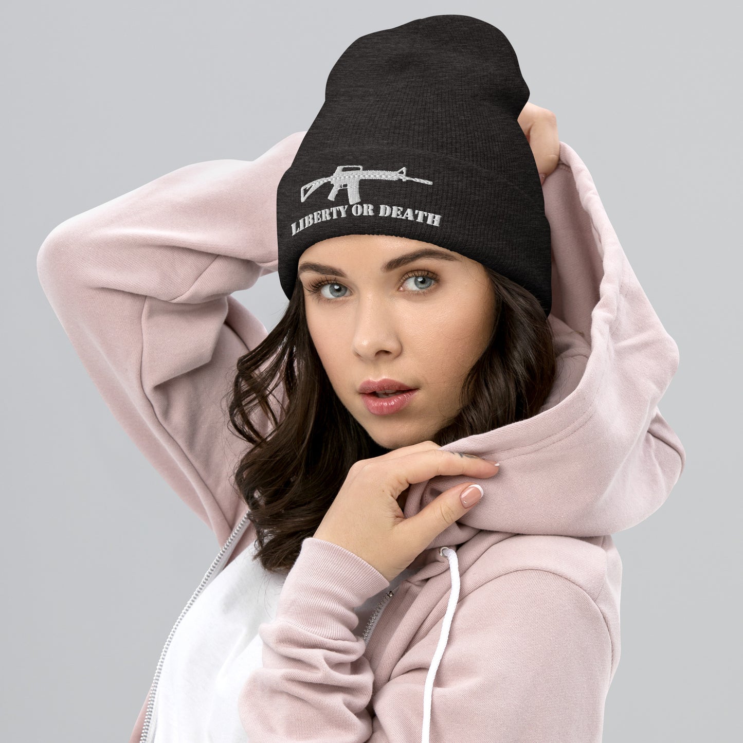 Liberty or Death Cuffed Beanie