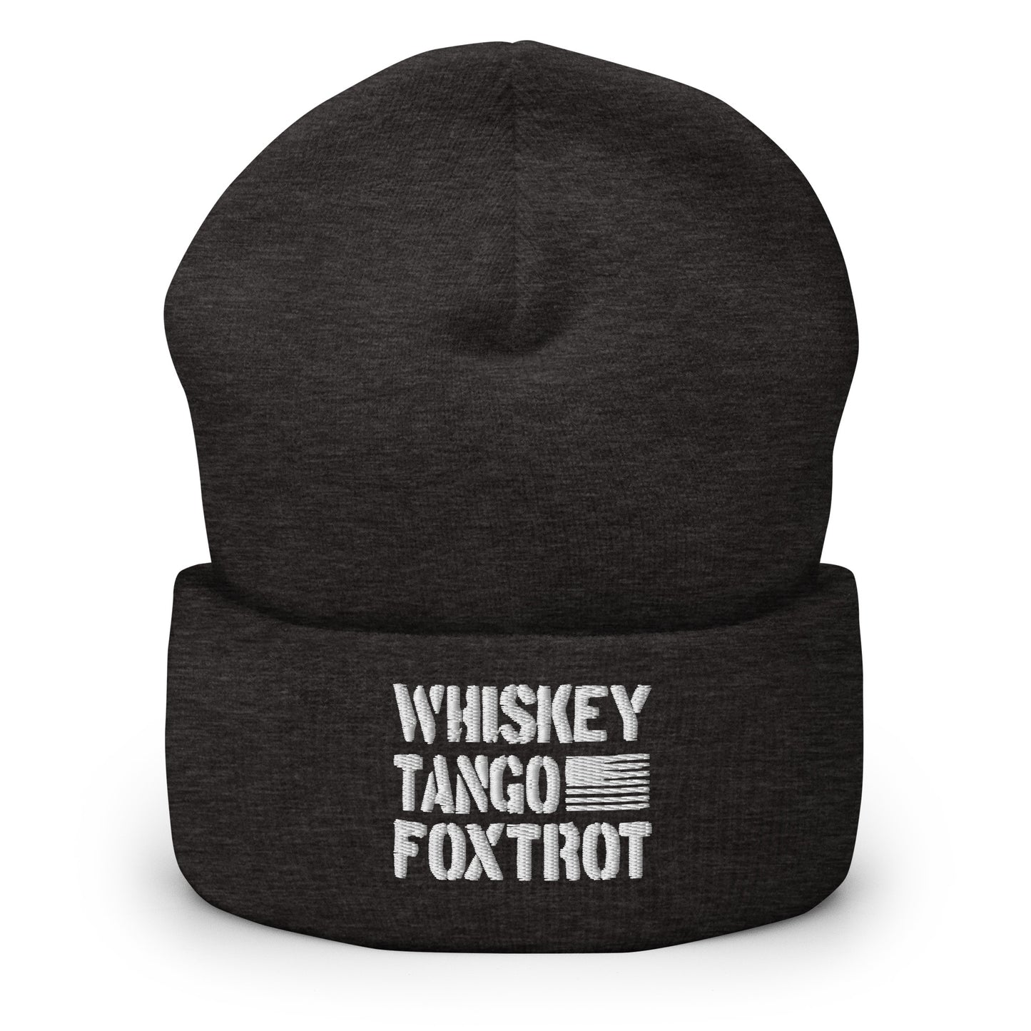 Whiskey Tango Foxtrot Cuffed Beanie