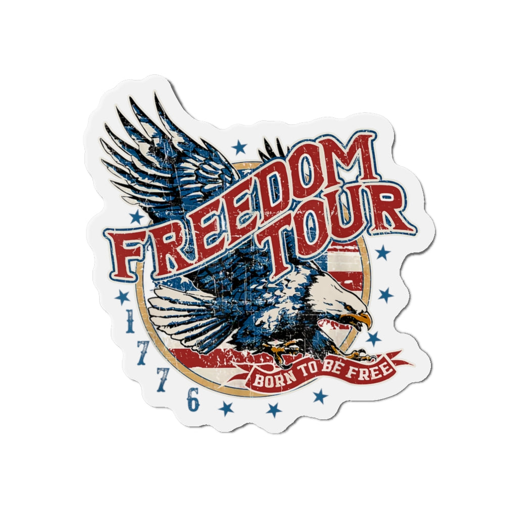 Freedom Tour 1776 Kiss-Cut Magnets