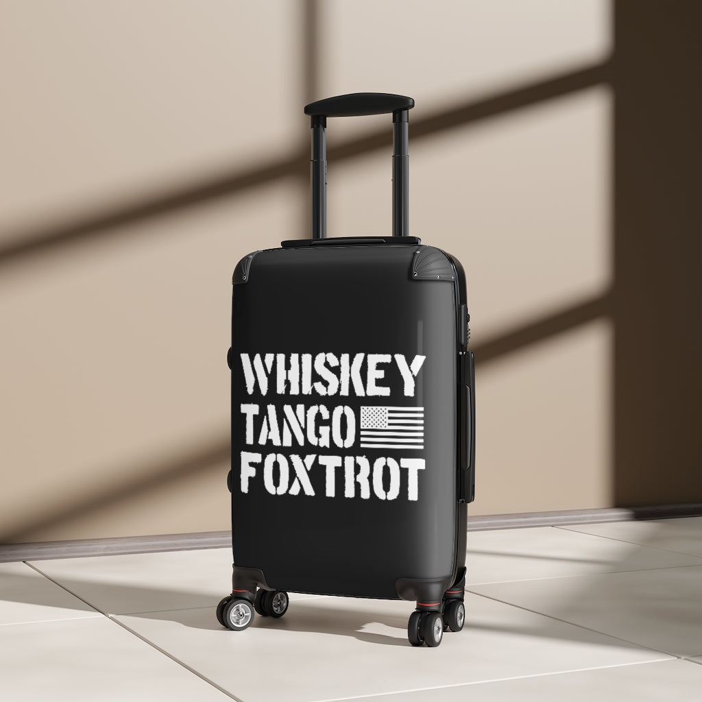 Whiskey Tango Foxtrot Cabin Suitcase