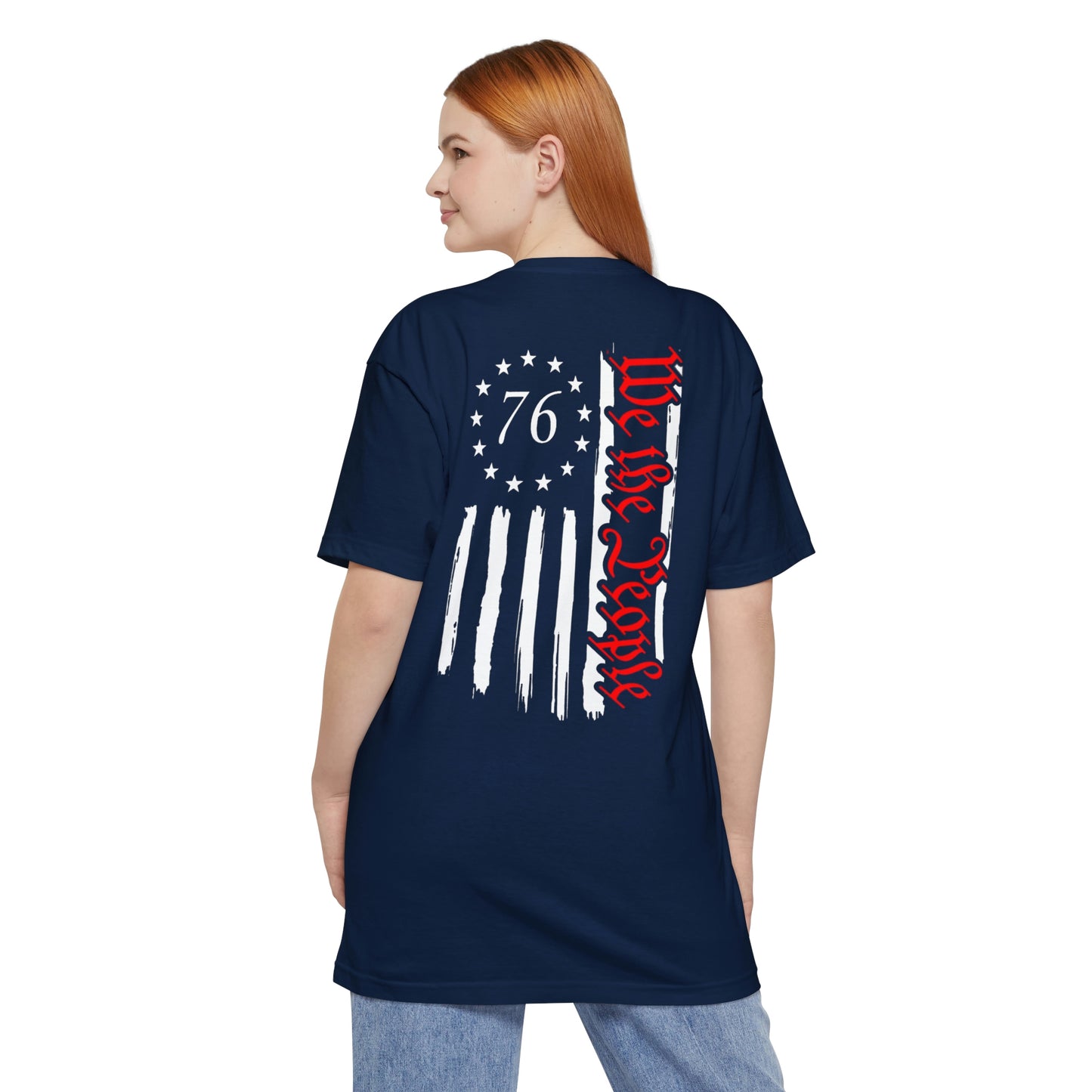 Mens We The People 1776 Stars Distressed American Flag Big and Tall S