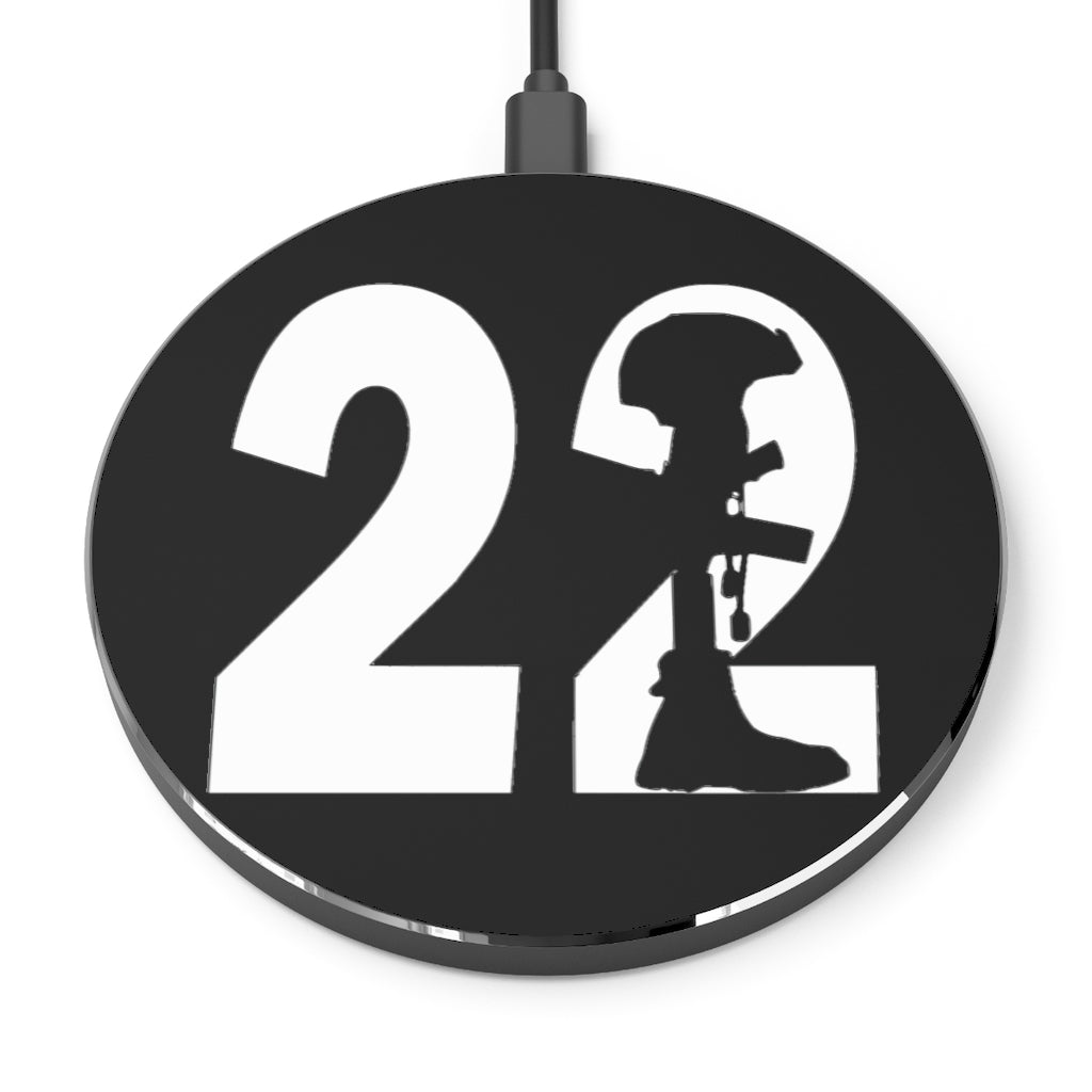 22 A Day End Veteran Suicide Wireless Charger