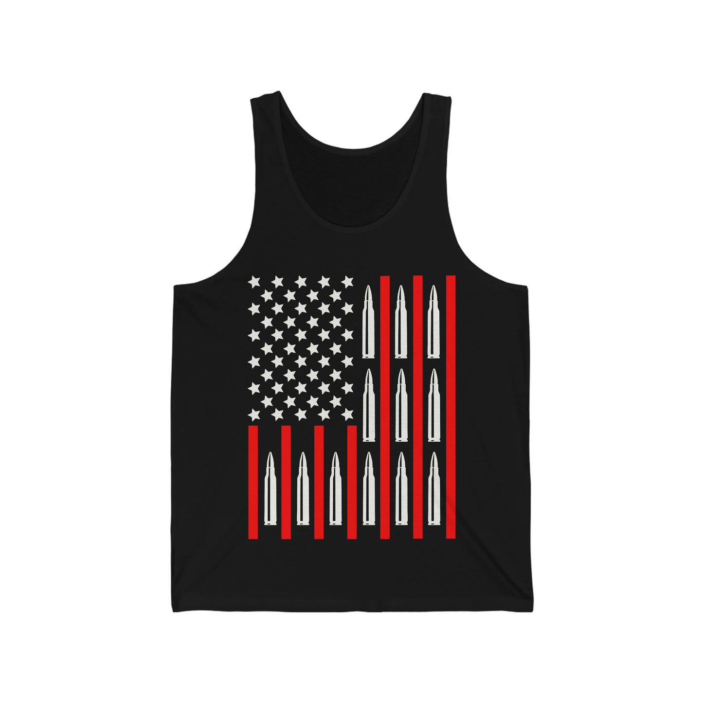 556 Ammo Flag Unisex Jersey Tank