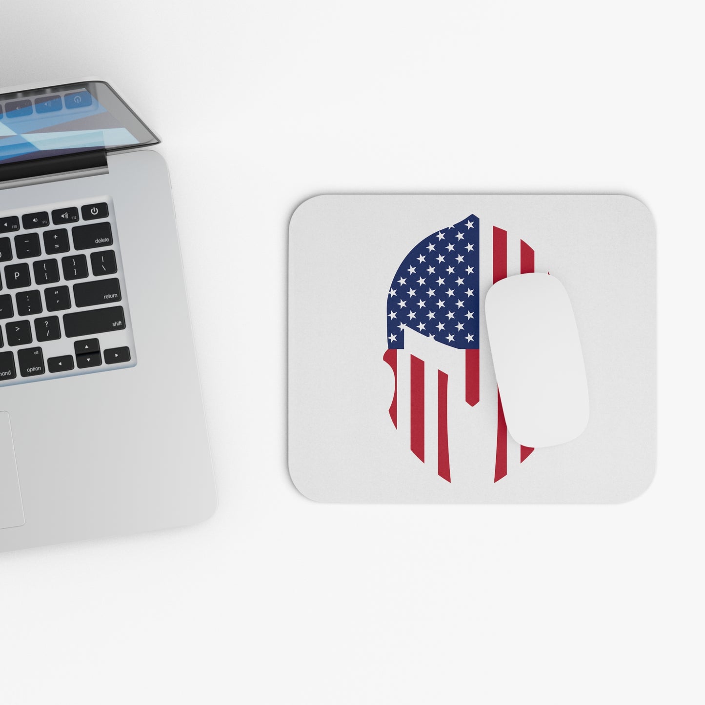 American Spartan Head Mouse Pad (Rectangle)