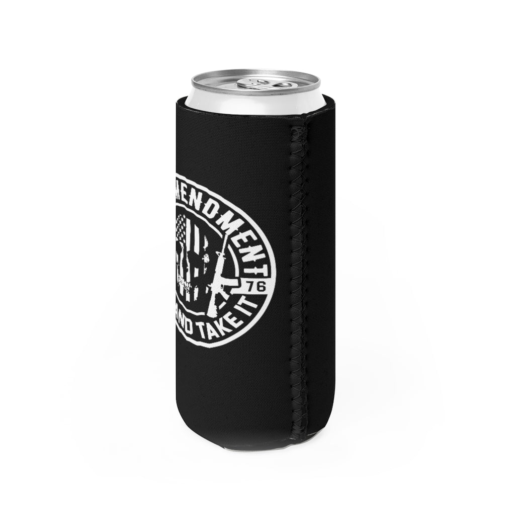 2nd Amendment: Come and Take It Koozie/Slim Can Cooler