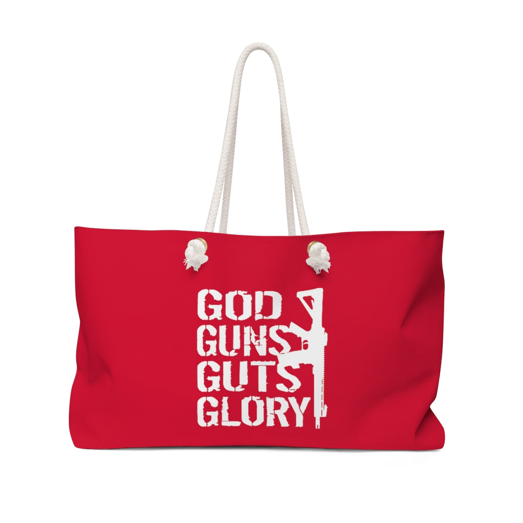 God Guns Gust and Glory Large Weekender Bag