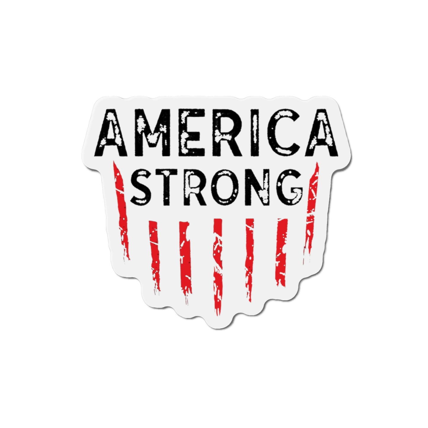 America Strong Die-Cut Magnet