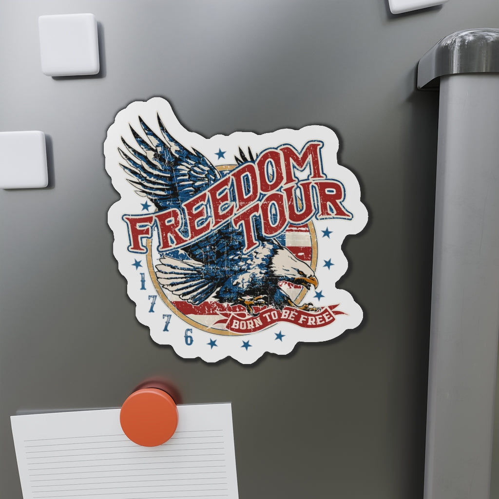 Freedom Tour 1776 Kiss-Cut Magnets