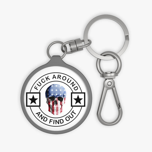 FAFO Fu*k Around and Find Out Keyring Tag