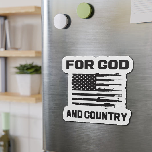 For God and Country Kiss-Cut Magnets