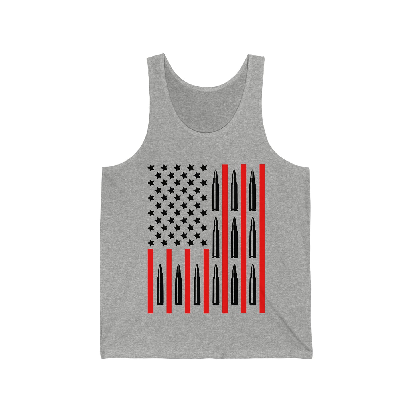 556 Ammo Flag Unisex Jersey Tank