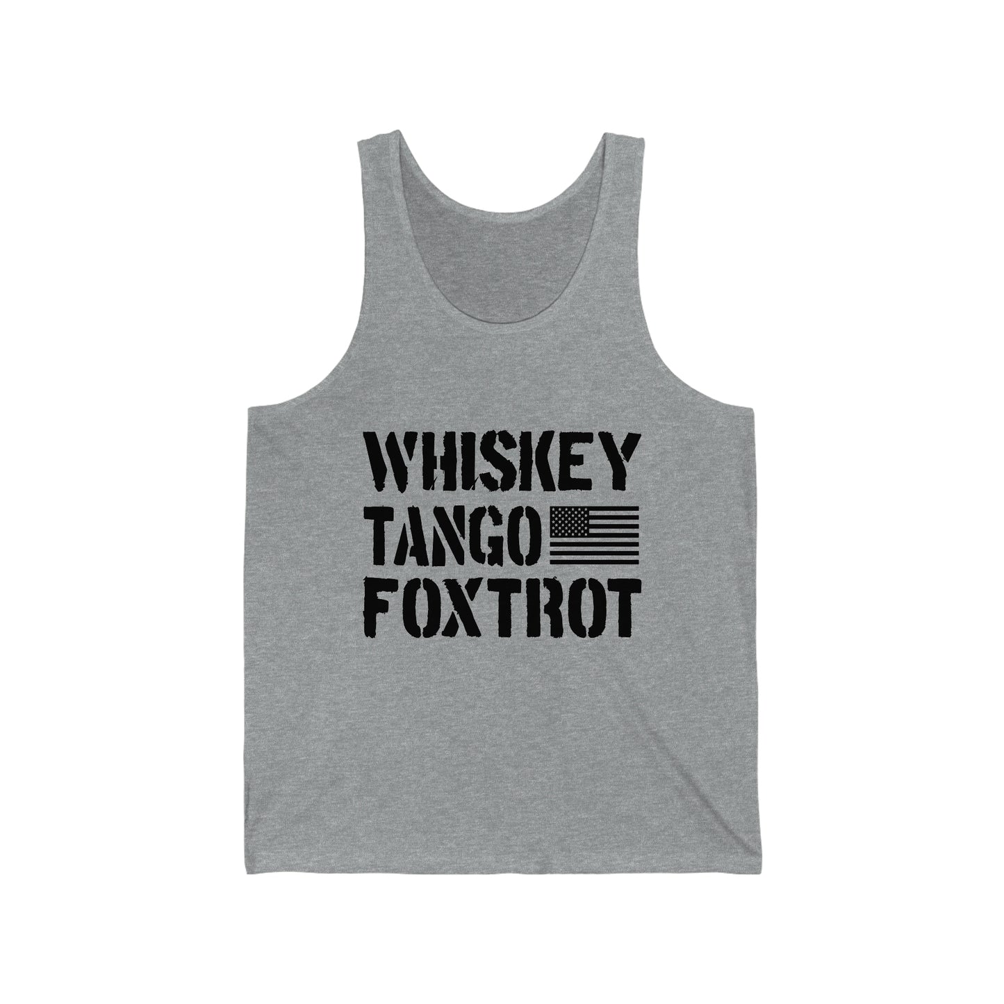 Whiskey Tango Foxtrot Unisex Jersey Tank