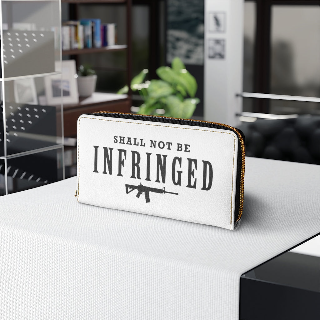 Shall Not Be Infringed  Zipper Wallet