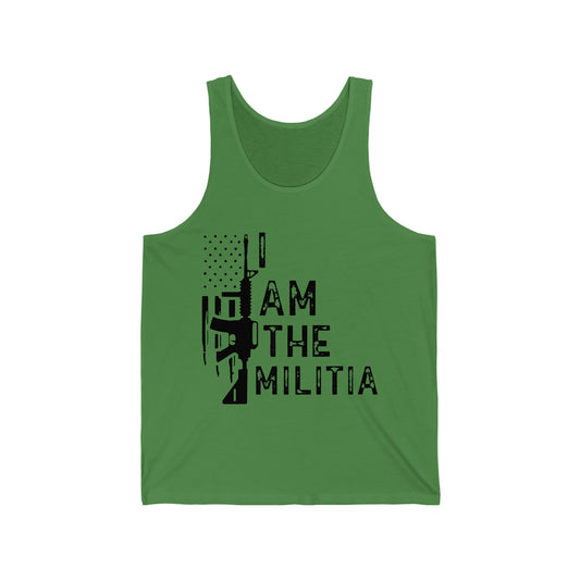 I Am The Militia  Jersey Tank