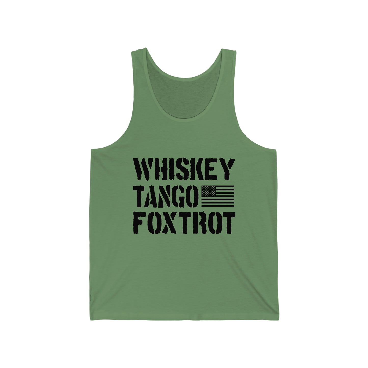 Whiskey Tango Foxtrot Unisex Jersey Tank