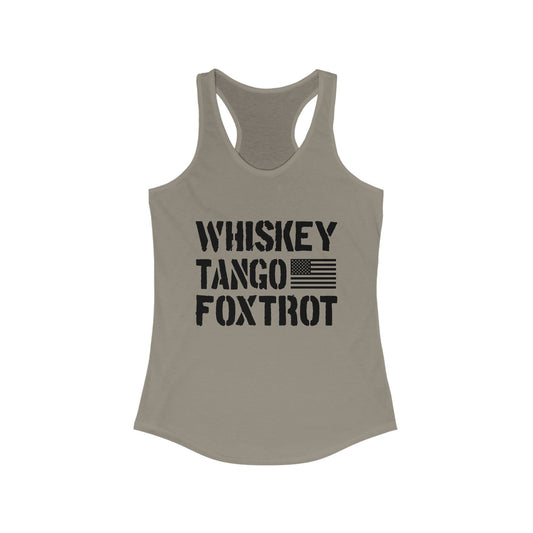 Whiskey Tango Foxtrot Women's Racerback Tank