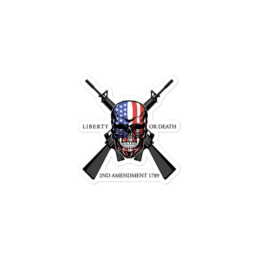 Liberty or Death Bubble-free stickers