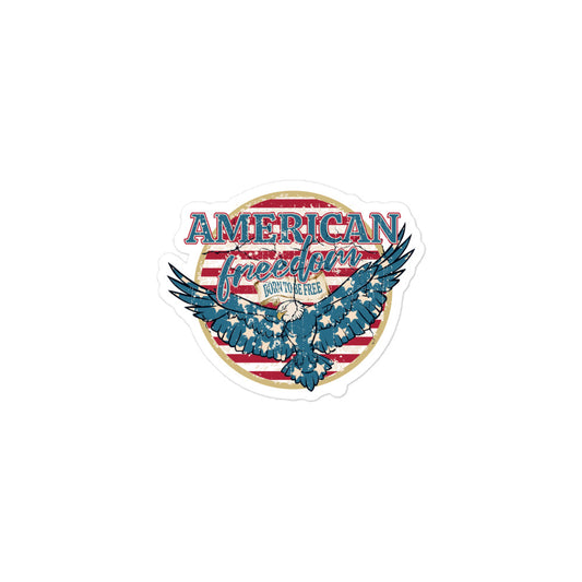 American Freedom Bubble-free stickers