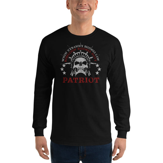 Rebellion Becomes Duty Patriot Men’s Long Sleeve Shirt