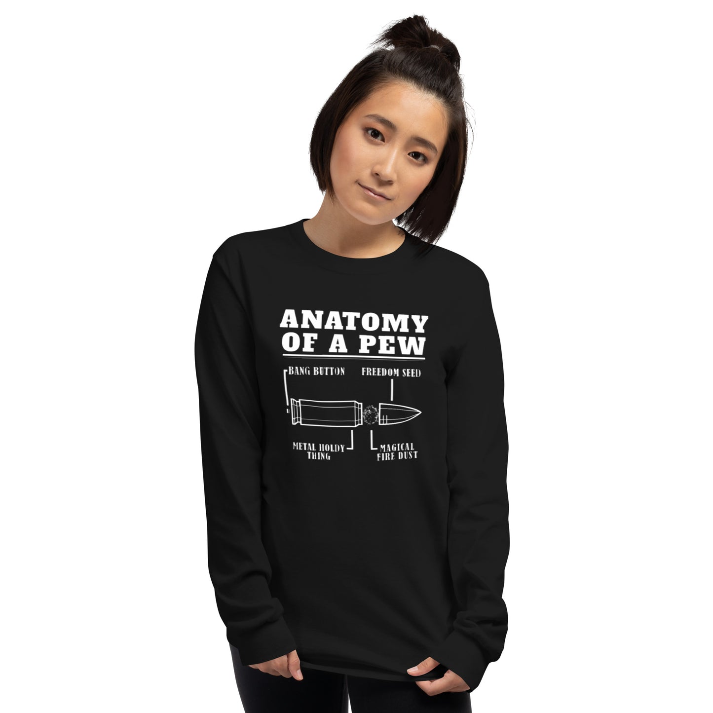 Anatomy Of A Pew Long Sleeve Shirt