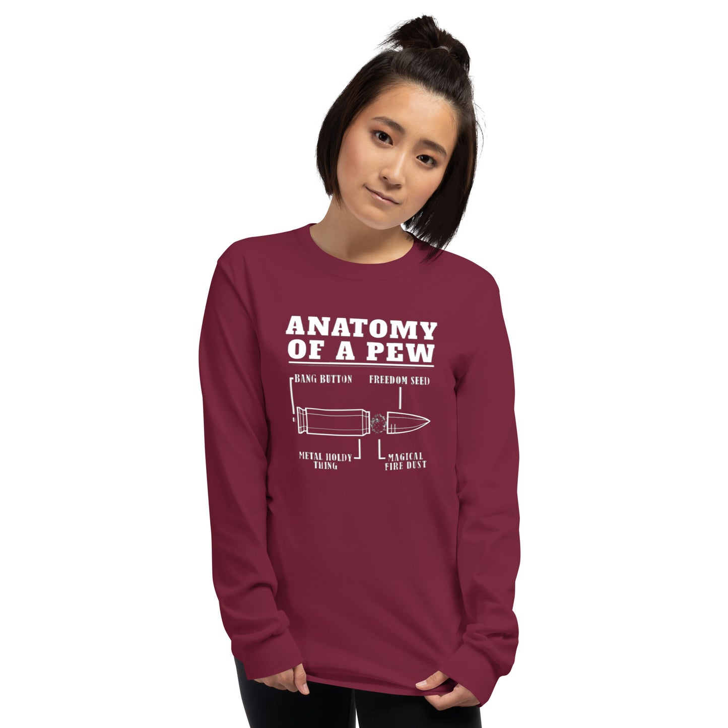 Anatomy Of A Pew Long Sleeve Shirt