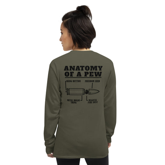 Anatomy Of A Pew Long Sleeve Shirt