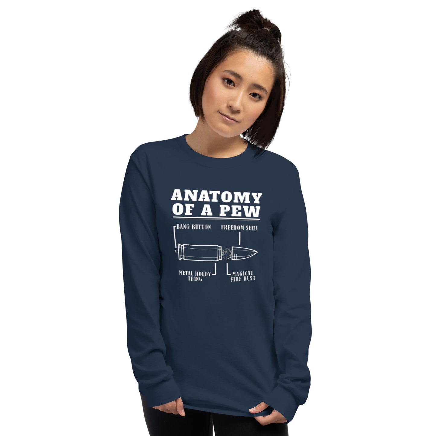 Anatomy Of A Pew Long Sleeve Shirt