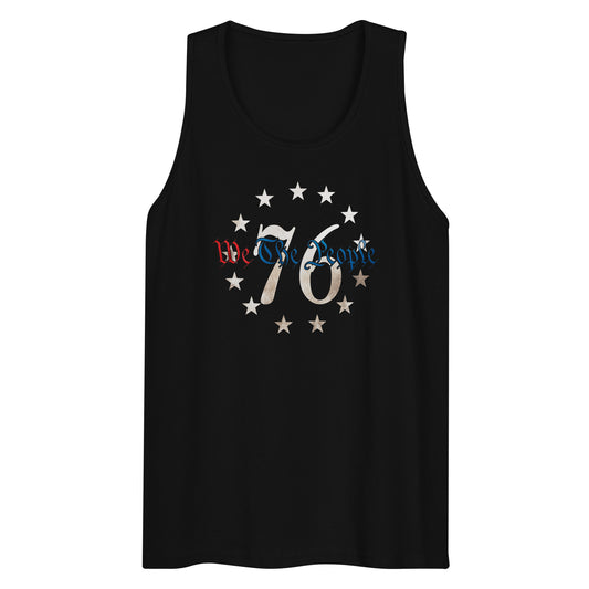 Men’s 76 Red White and Blue Tank top